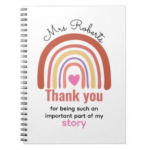 Personalized Back To School for Teachers Students Notebook