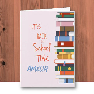 Personalized Back to School Greeting Card