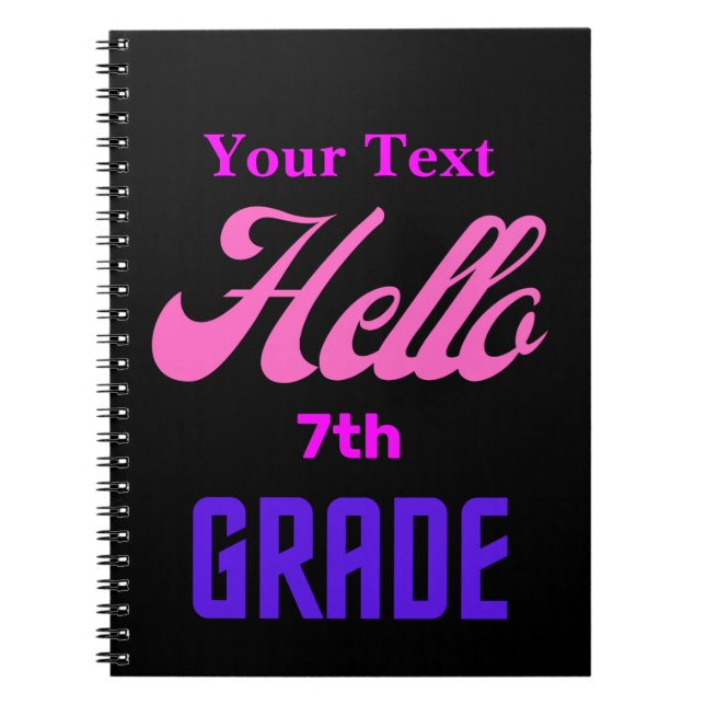 Personalized Back to School Notebook (Front)