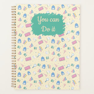 Personalized Back to School Notebook | Custom Name Planner