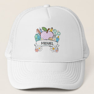 Personalized Back-to-School Supplies with Apple 2 Trucker Hat
