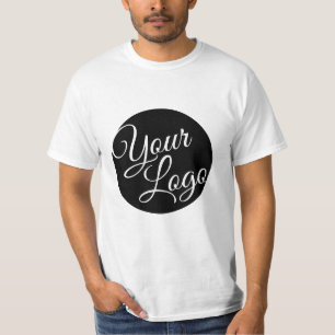 Personalized Background Colour Modern Add Your Log T-Shirt