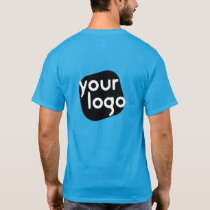 Personalized Background Colour Modern Add Your Log T-Shirt