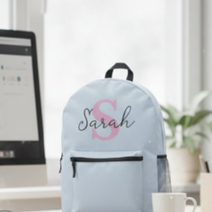 personalized backpack, kids fashion, customized printed backpack