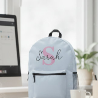 personalized backpack, kids fashion, customized  printed backpack