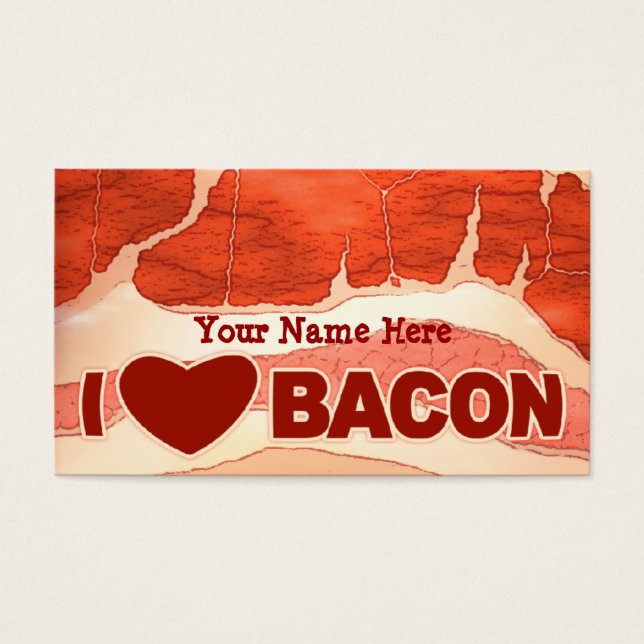 Personalized Bacon love (Front)