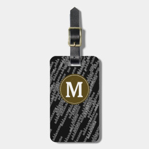 personalized baggage modern luggage tag