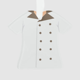 Personalized Baker Chef Christmas Holiday Ornament