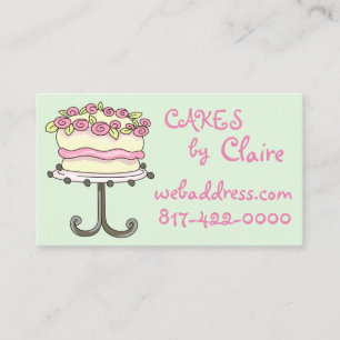 Personalized Bakery Business Card