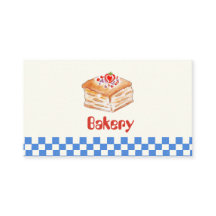 Personalized Bakery Business Card | Custom Bakery