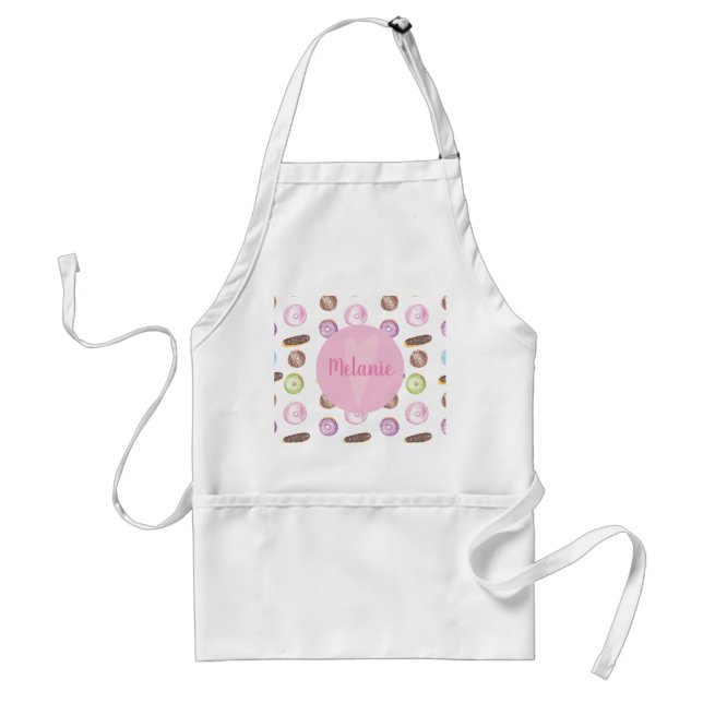Personalized Bakery Doughnuts Custom Name Standard Apron (Front)
