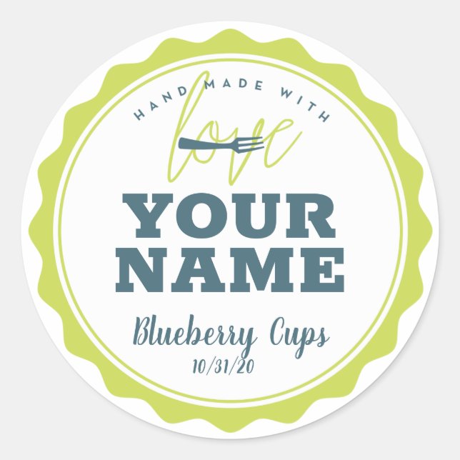 Personalized Bakery Label + Your Name (Front)