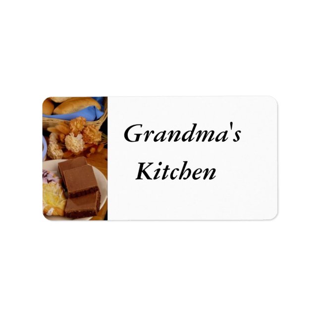 Personalized Bakery Labels (Front)