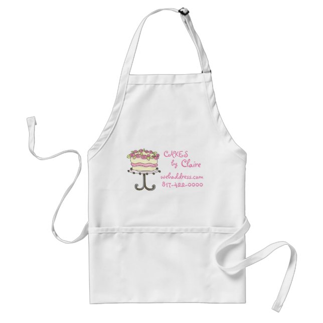 Personalized Bakery Standard Apron (Front)