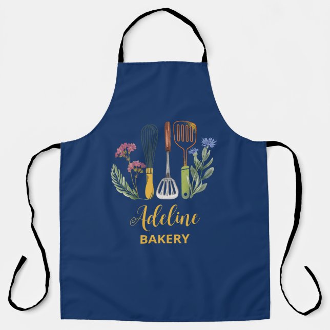 Personalized Baking Apron for Women & Men (Front)