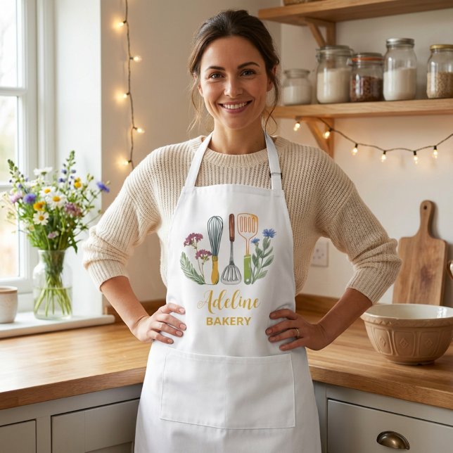 Personalized Baking Apron for Women & Men (Personalized Baking Apron for Women & Men)