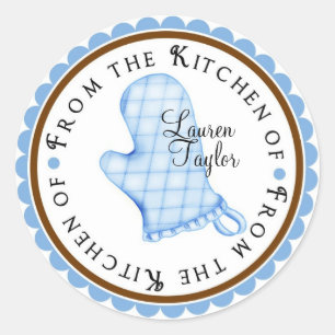 Personalized Baking Cooking Kitchen Stickers