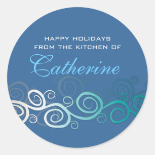 Personalized Baking, Jam, Cookie Classic Round Sticker