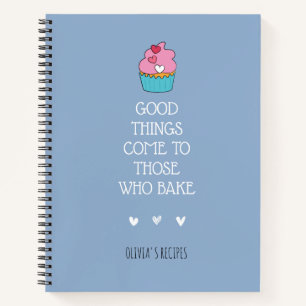 Personalized Baking Recipe Notebook