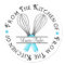 Personalized Baking Whisk Kitchen Stickers