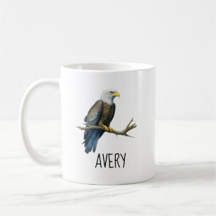 Personalized Bald Eagle Mug, Bald Eagle Lover, Gif Coffee Mug