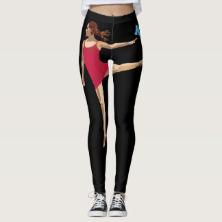 Personalized Ballerina Ballet Dancing Leggings