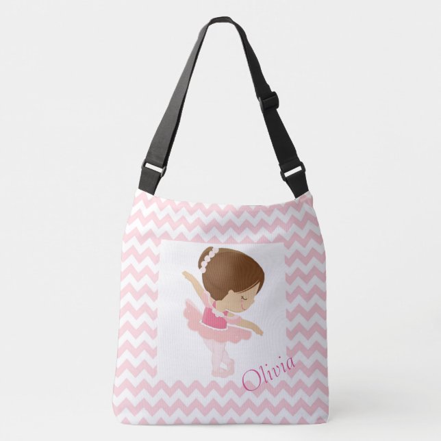 Personalized Ballerina Crossbody Bag (Front)