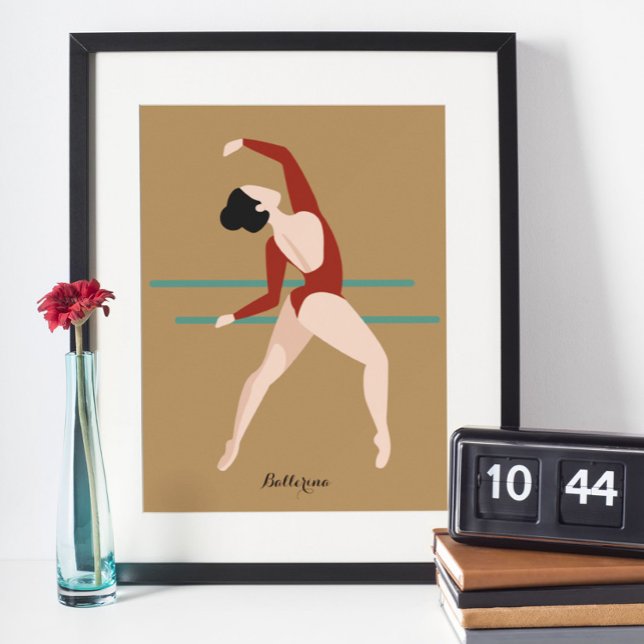 Personalized Ballerina Gift Postcard Poster (Creator Uploaded)