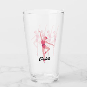 Personalized Ballerina Glass – Custom Dance Gift 