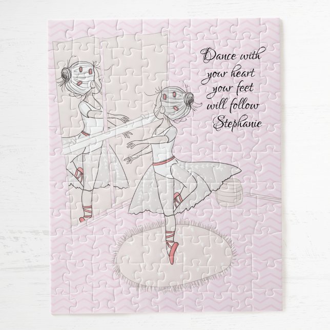 Personalized - Ballerina Jigsaw Puzzle (Creator Uploaded)