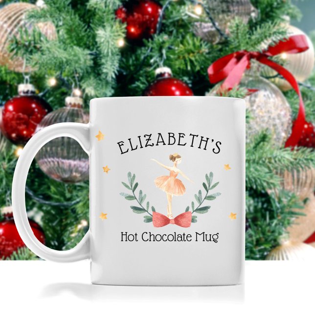 Personalized Ballerina Nutcracker Hot Cocoa Mug (Creator Uploaded)