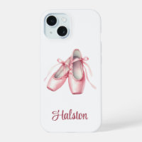 Personalized Ballet Dance Slippers Phone Case