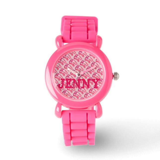 Personalized Ballet Dancer Ballerina Pointe Watch (Front)