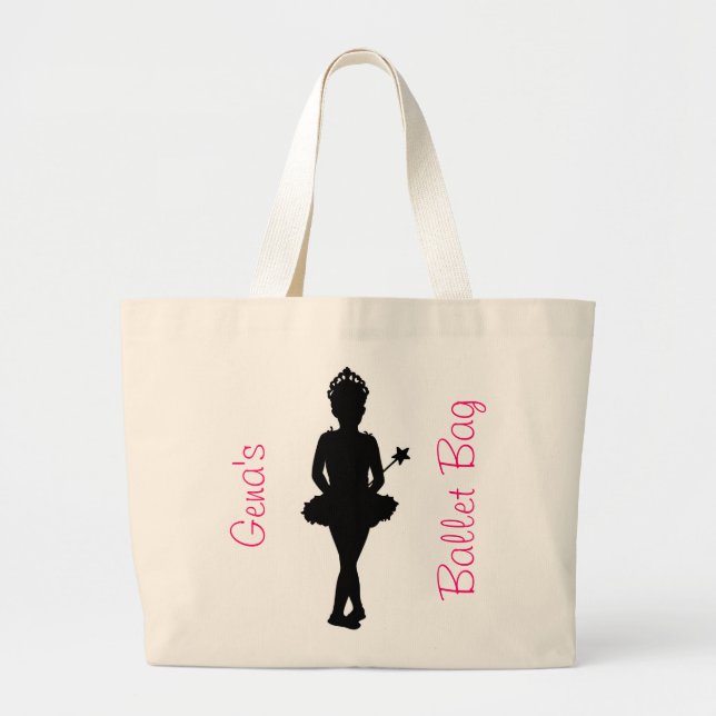 Personalized Ballet Tote Bag (Front)