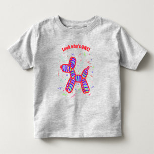 Personalized Balloon Dog Party Toddler T-shirt