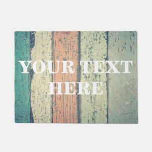 Personalized Bamboo Wood Doormat