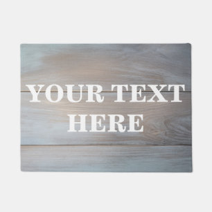 Personalized Bamboo Wood Doormat