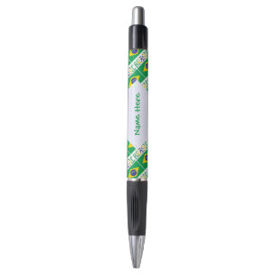 Personalized Bandeira do Brasil Tiled Emmy Pen