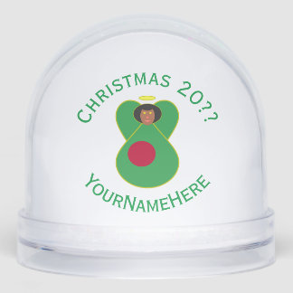 Personalized Bangladeshi Angel Christmas Flag  Snowglobe