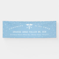 Personalized Banner for Nurse Graduation Party