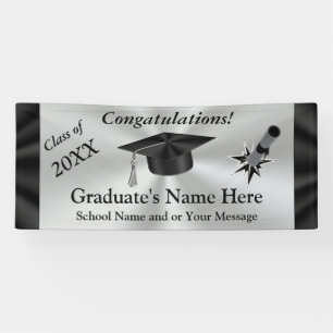 Personalized Banners for Graduation, YEAR and NAME