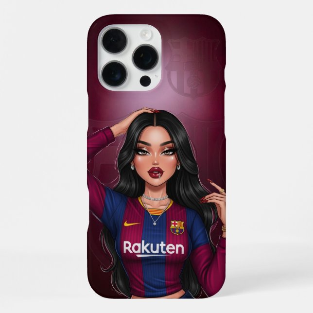 Personalized Barcelona Fan Phone Case  (Back)