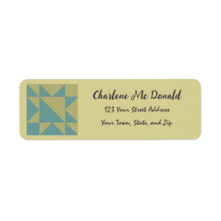 Personalized Barn Quilt Address Mailing Labels