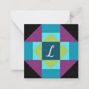 Personalized Barn Quilt  Card