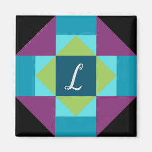 Personalized Barn Quilt  Magnet