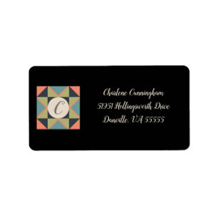 Personalized Barn Quilt Return Address Labels