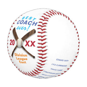 Personalized Basball Team Best Coach Baseball