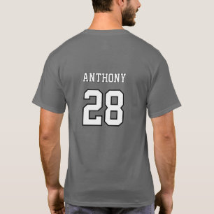 Personalized Baseball All Day Everyday T-Shirt