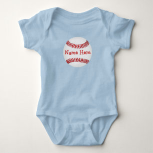 Personalized Baseball Baby Shower Gifts for Boys Bodysuit