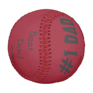 Personalized Baseball/Best Dad ever Baseball